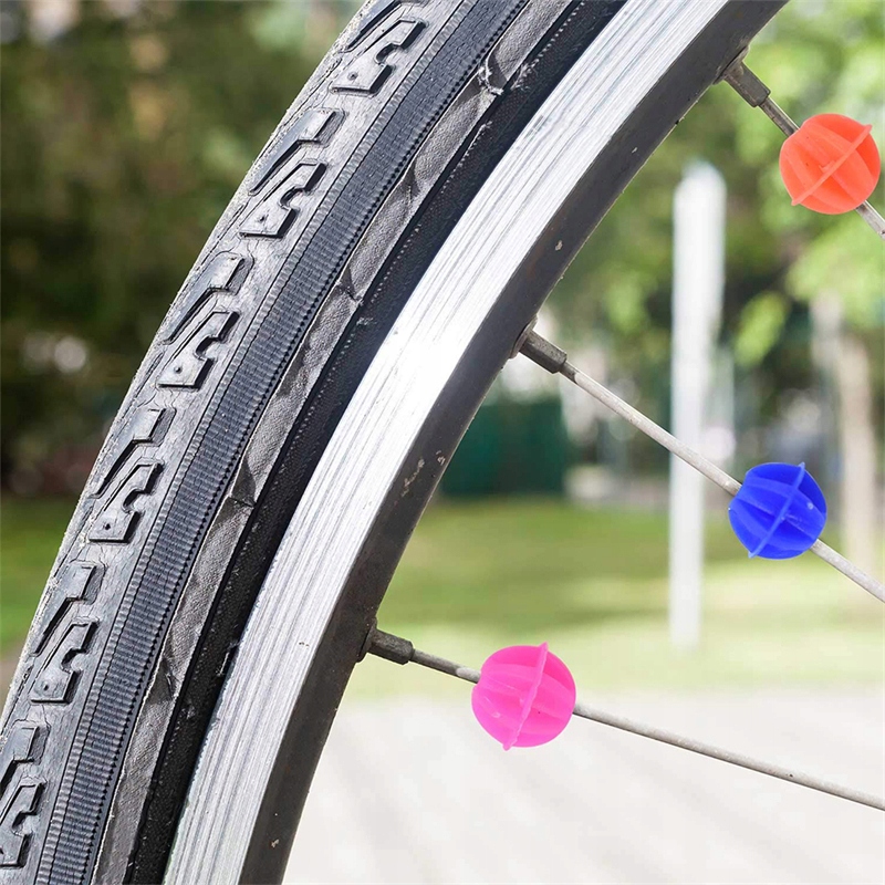 KORALIKI NA SZPRYCHY KOLOROWE ROWEROWE KOŁO 36 szt Marka bez marki