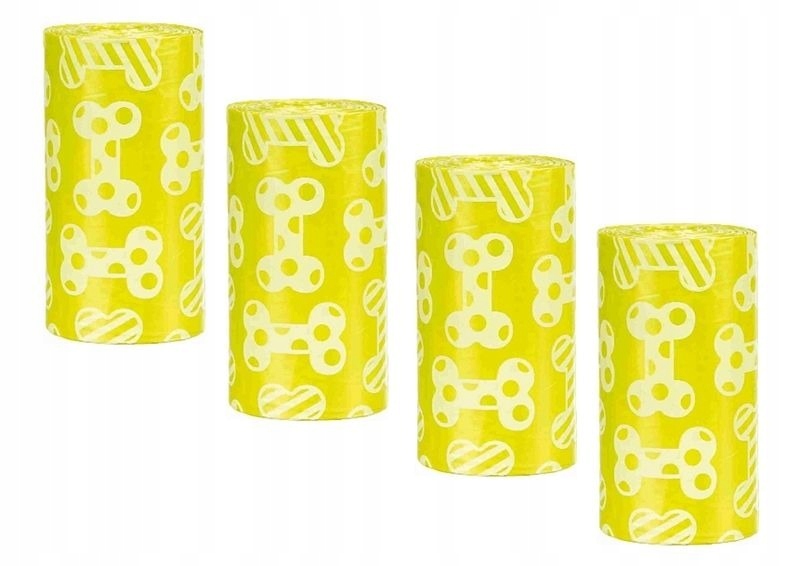 

Woreczki worki psie odchody kupy 80 szt. M cytryna