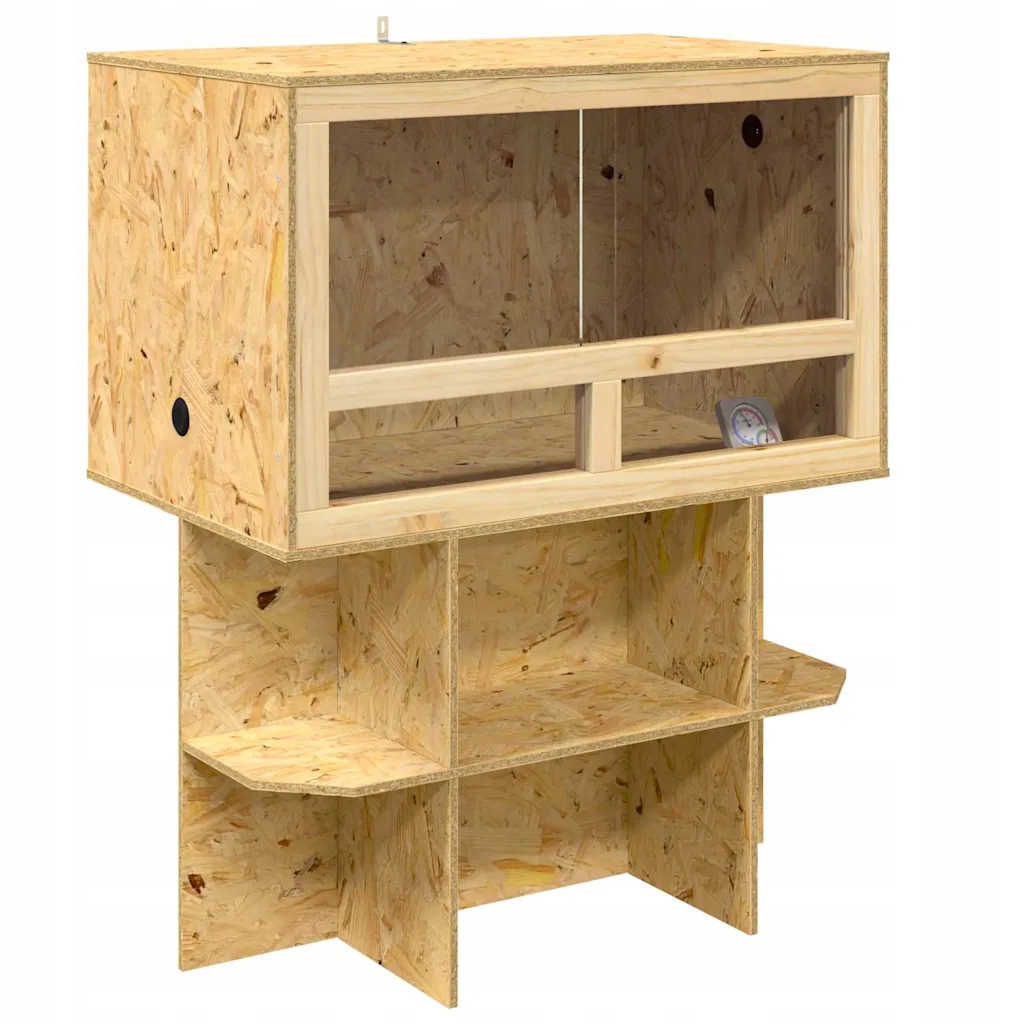 Levně Terárium Hnědá 80 x 50 x 100 cm Osb