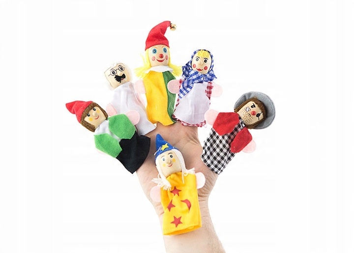 

Pacynki kukiełki na rękę teatrzyk domowy nr2