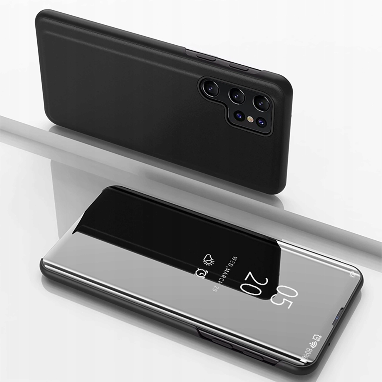 Clear View Case etui do Samsung Galaxy S25 Ultra pokrowiec z klapką