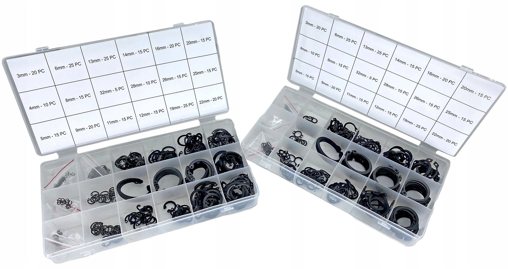 PIERŚCIENIE SEGERA SEGERY OSADCZE WEWNĘTRZNE + ZEWNĘTRZNE 600 sztuk ZESTAW EAN (GTIN) 5907580115276