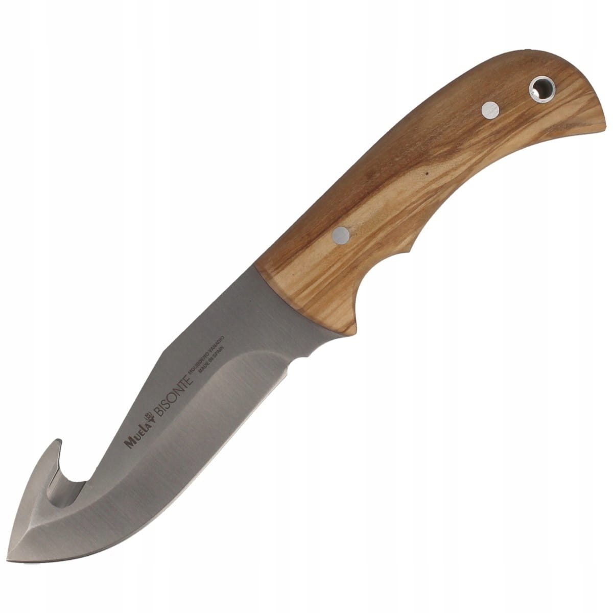 Nóz Muela Skinner Olive Wood 115mm (BISONTE-11.OL)