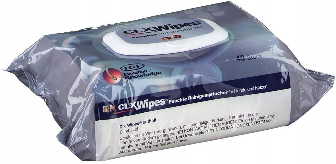 Levně Clorexyderm CLX Wipes Ubrousky 40ks Geulincx