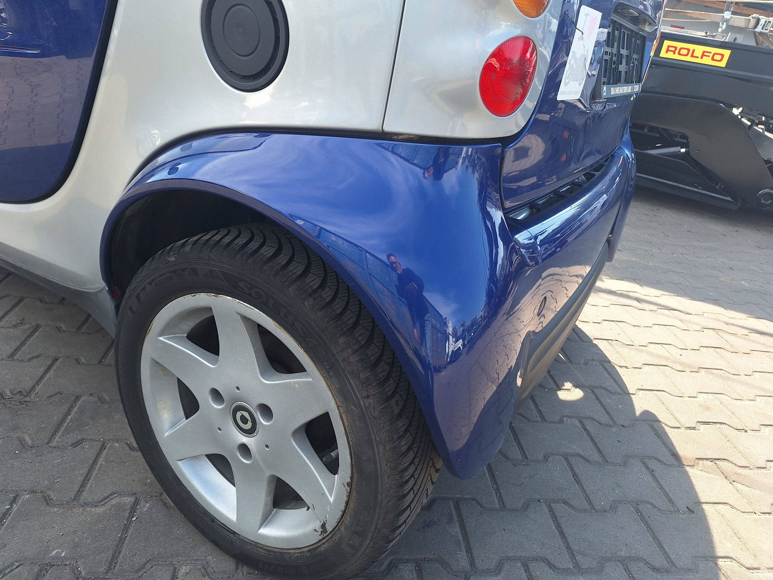 Smart ForTwo e MC01 CITY-COUPE 450 paraurti parafango posteriore 1998-2007 EB2 EA6