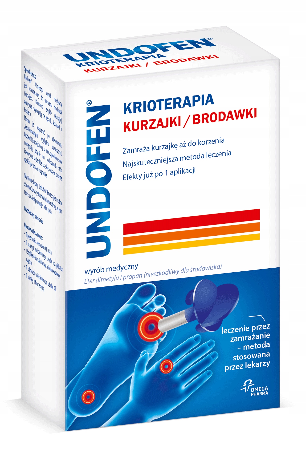

Undofen krioterapia aerozol kurzajki i brodawki 50