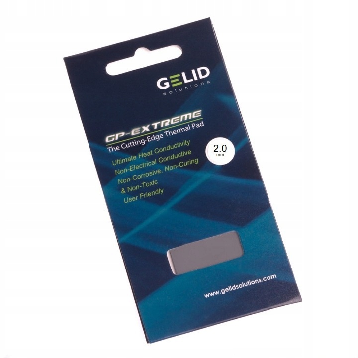 

Thermalpad Gelid GP-Extreme 80x40x2mm TP-GP01-D