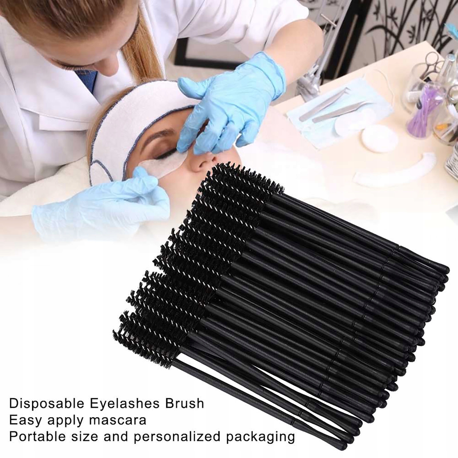 SZCZOTECZKA SPIRALKA DO RZĘS I BRWI 100 SZT Kod producenta AS1455ed9