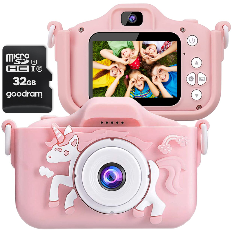 

Aparat Dla Dzieci Kamera Gry 40Mpx Hd Karta 32GB
