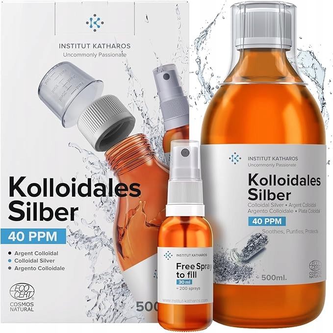 Institut Katharos Srebro koloidalne spray 1000 ml