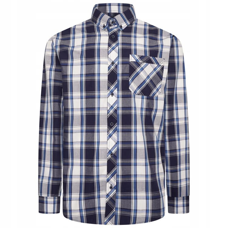 Velká pánská kostkovaná košile 6301LS Kam