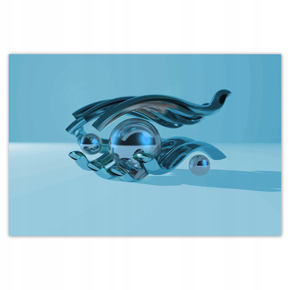 

Plakaty 93x62 Niebieska grafika