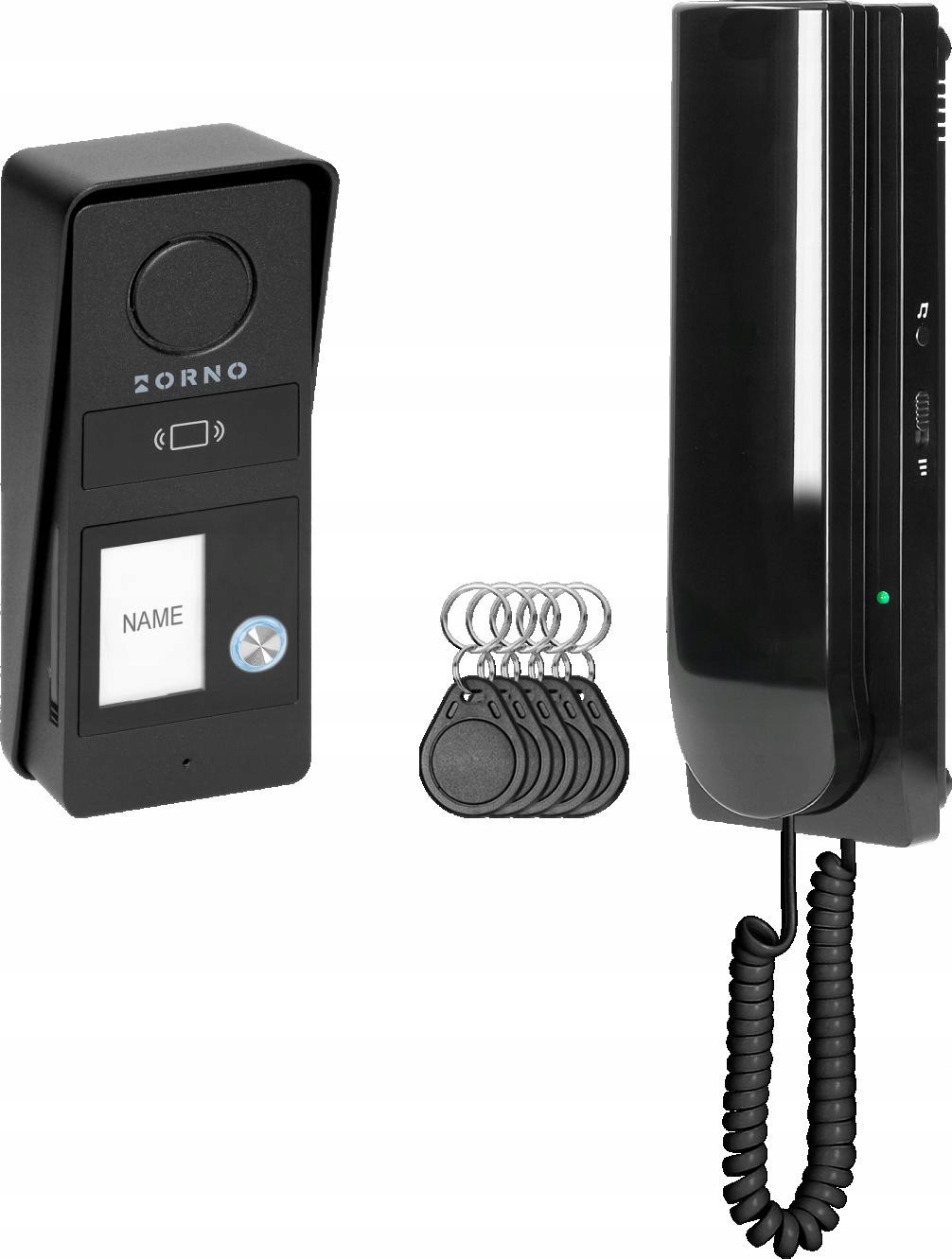 Interkomový Set Orno OR-DOM-RD-937/B 2-ŽILOVÝ Rfid