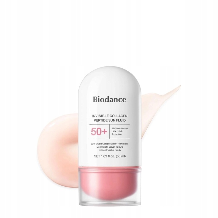 Biodance Invisible Collagen Peptide Sun Fluid Spf 50+ 50 ml sérum na obličej