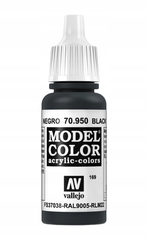 Vallejo 70950 Model Color 17 ml Black
