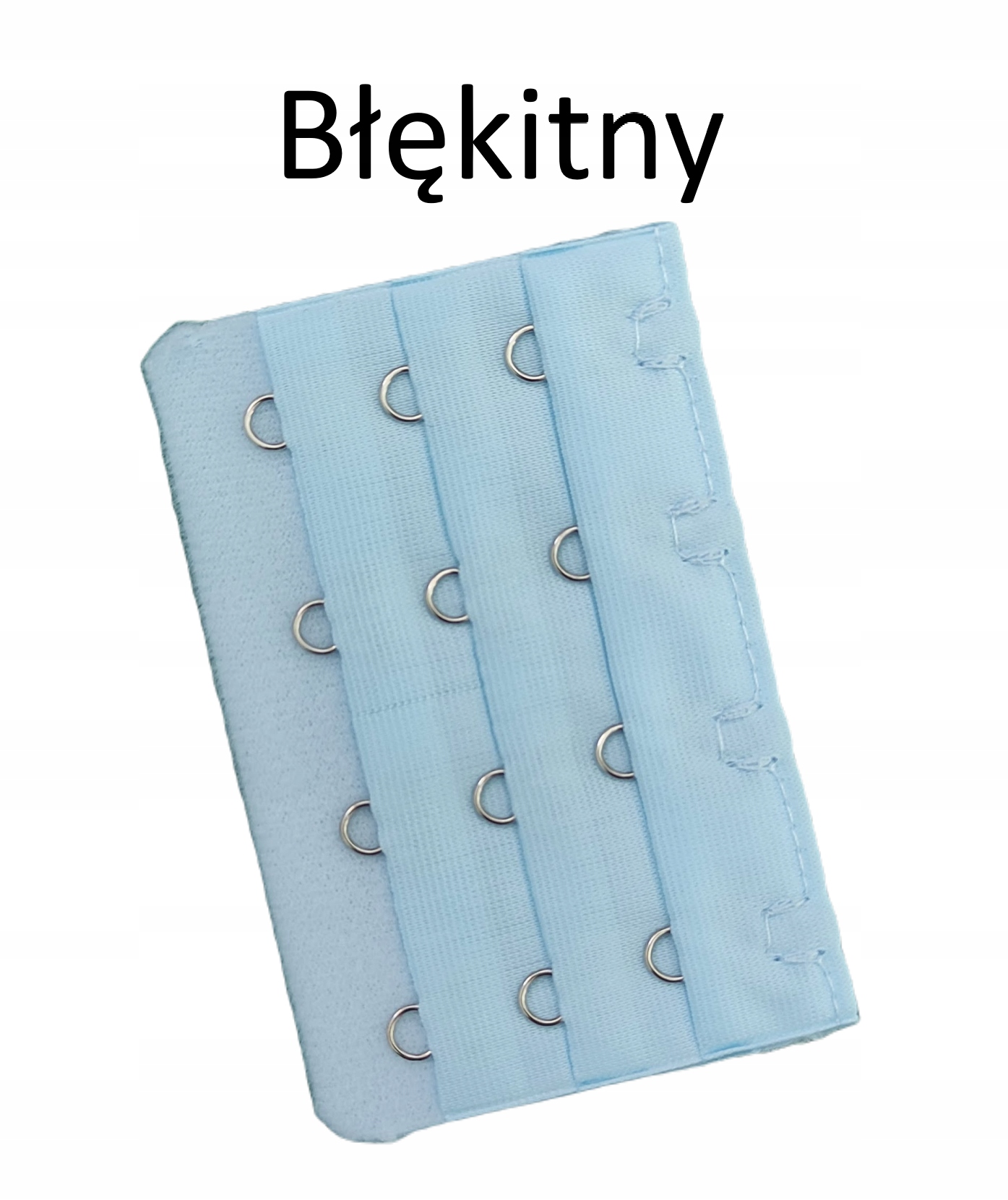 

Szeroka przedłużka stanika 4 rzędy zapięcia Błękit