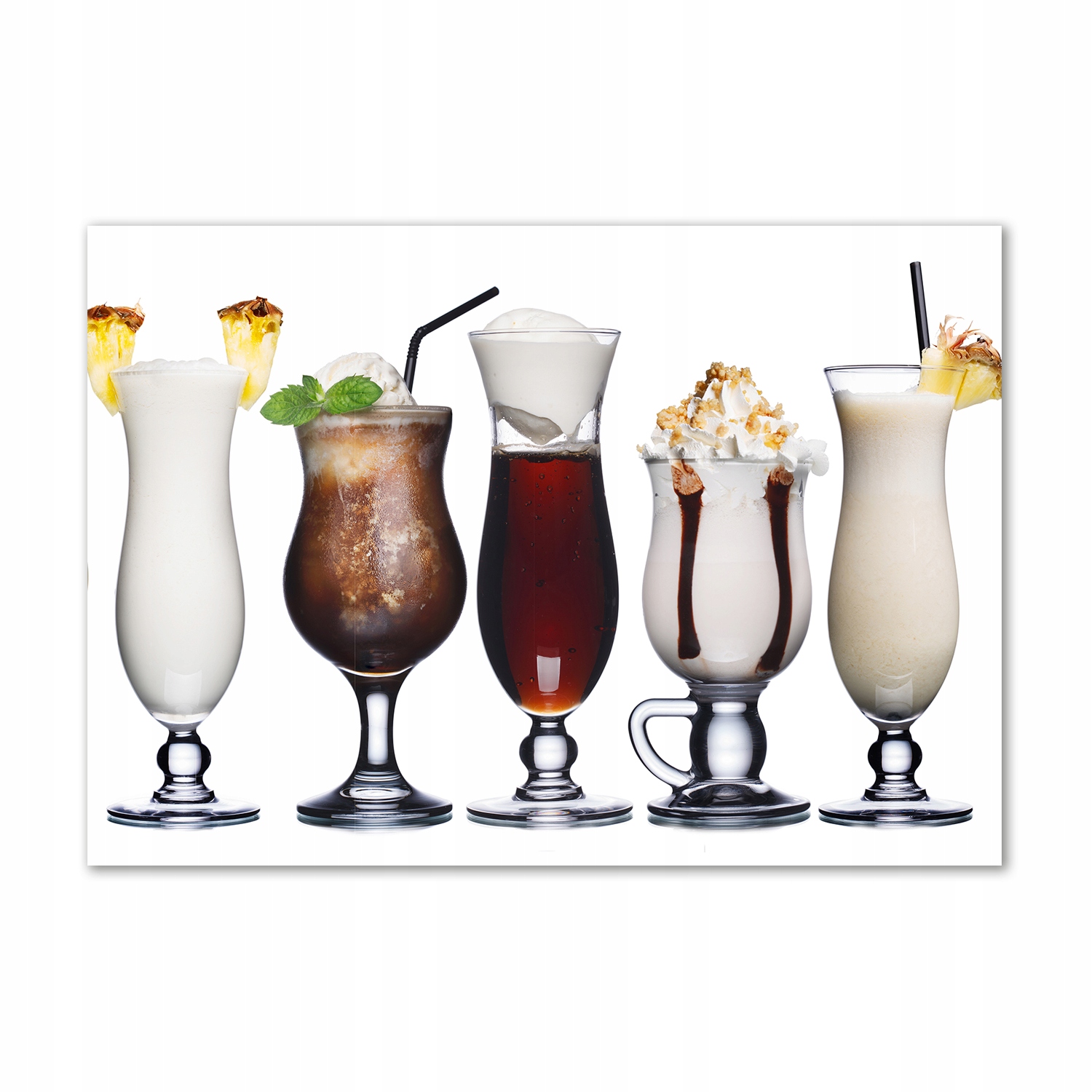 

Foto obraz szkło hartowane Zestaw drinków 100x70