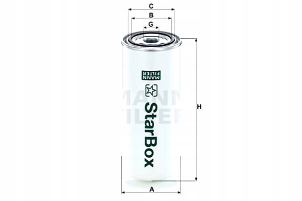 MANN-FILTER FILTR OLEJU BOGE