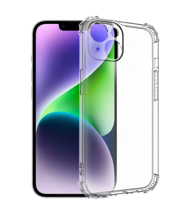 

Etui silikonowe bezbarwne Pancerne do iPhone 14