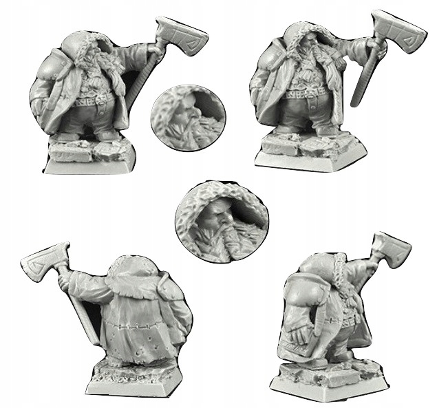 figurka Dwarf Ranger 28mm Scibor 28FM0212