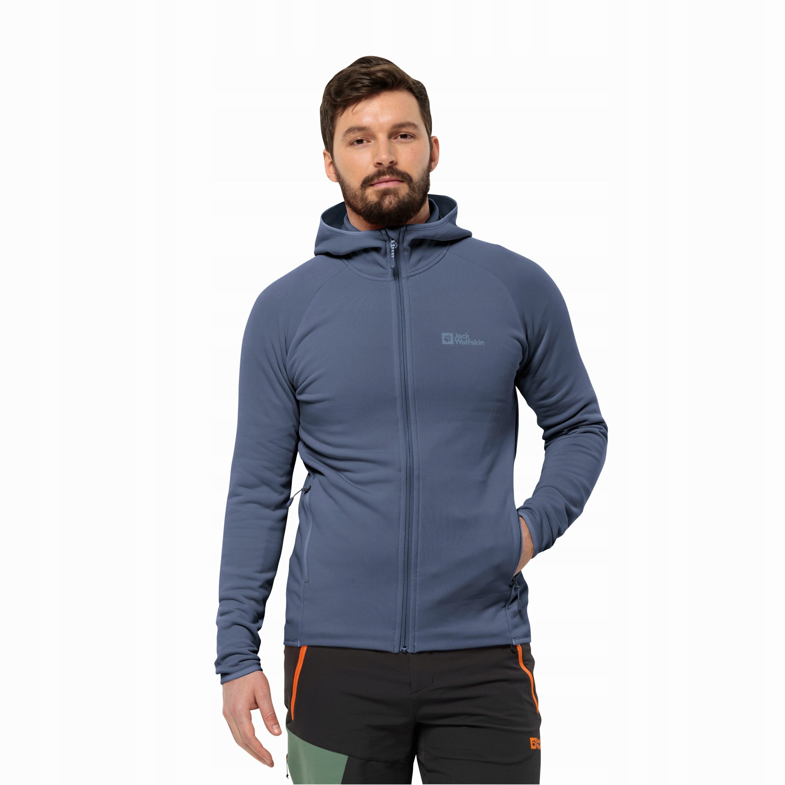 Męski polar z kapturem Jack Wolfskin Baiselberg Hooded Fz L