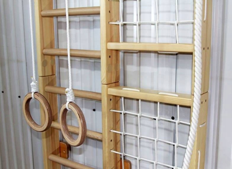 DRABINKA GIMNASTYCZNA DREWNO BIAŁA KOMBIK IRELIO Model Kombik