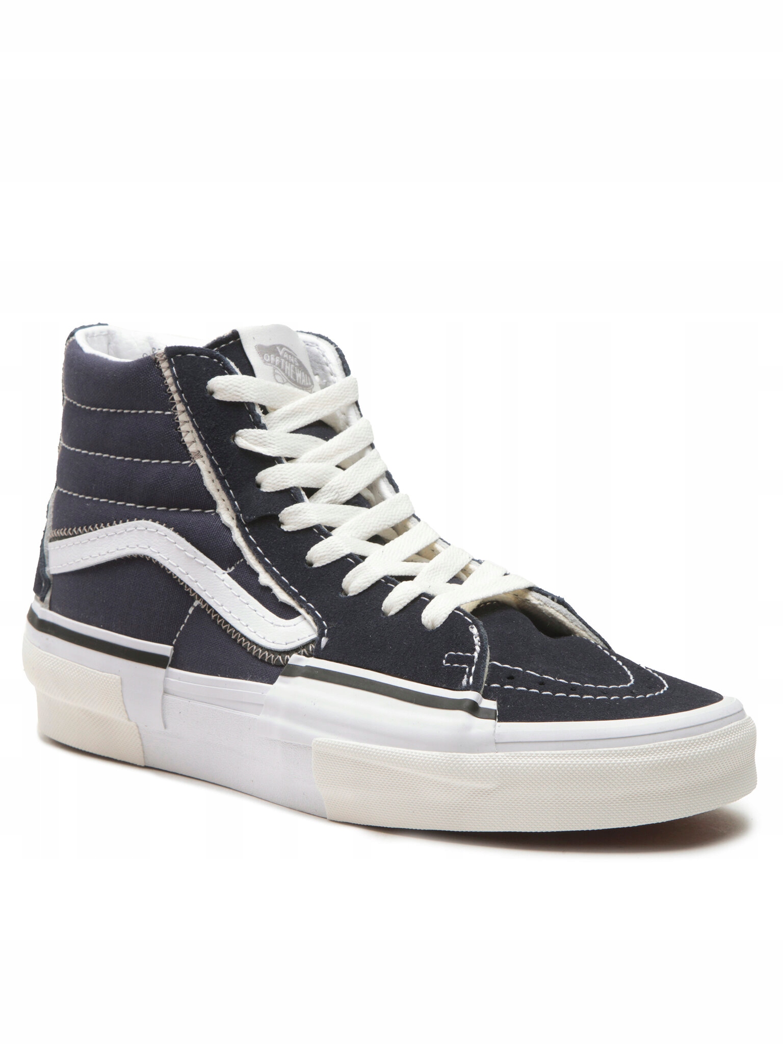 Vans Sneakersy Sk8-Hi Reconst VN0005UKNUT1 Navy/White
