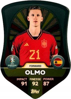 Uefa Euro 2024 Chrome Pro Elite Shield Sc 8 Dani Olmo (Hiszpania)