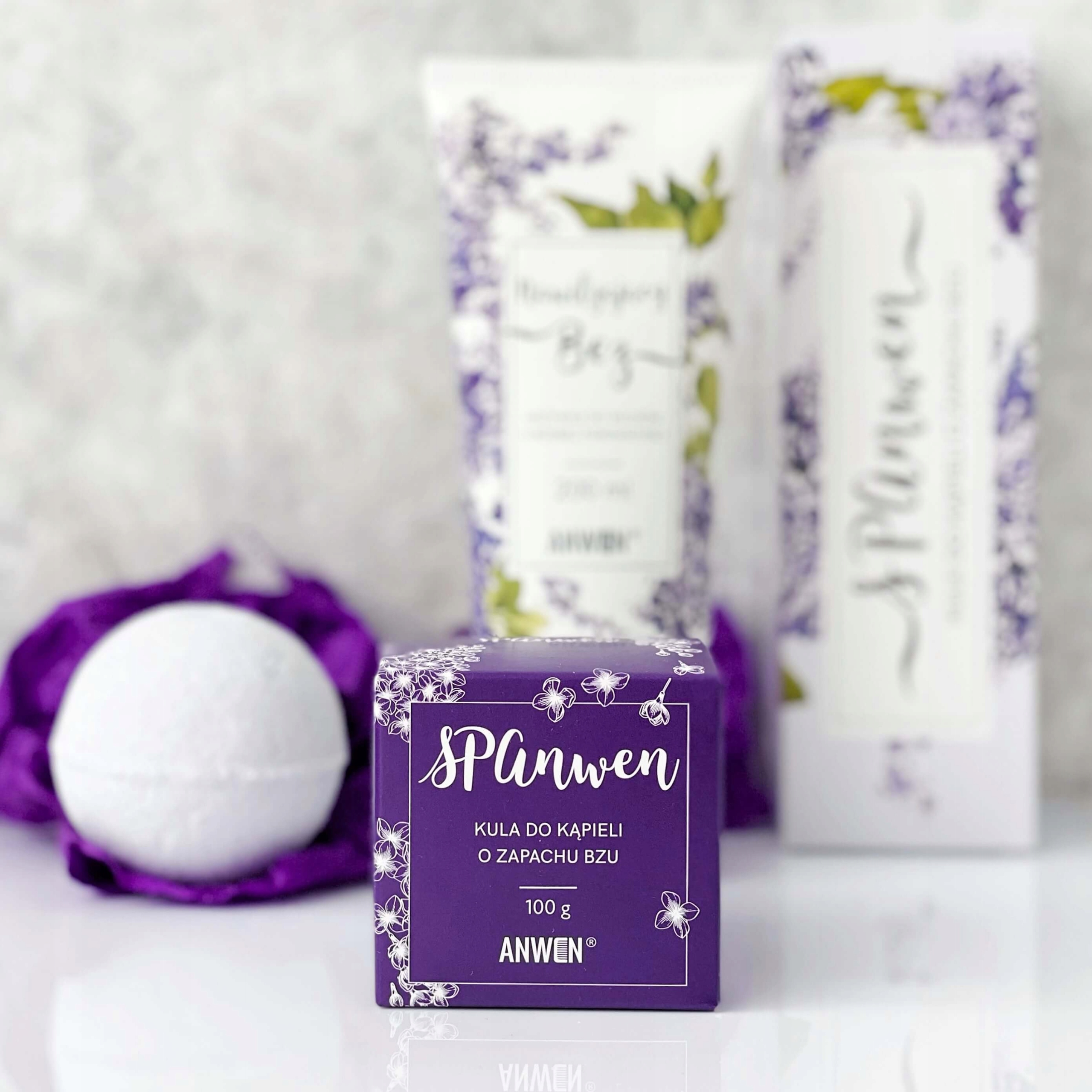 SPAnwen Kula do kąpieli BEZ (pojedyncza) 1x100g Marka Anwen