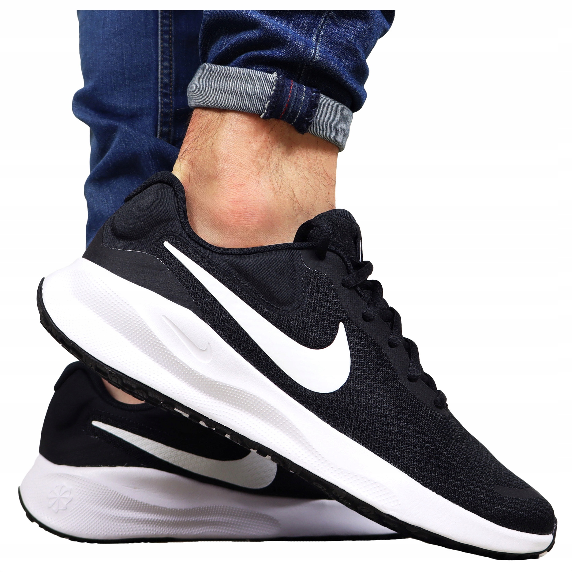 buty męskie Nike do biegania Czarne sportowe treningowe na siłownię