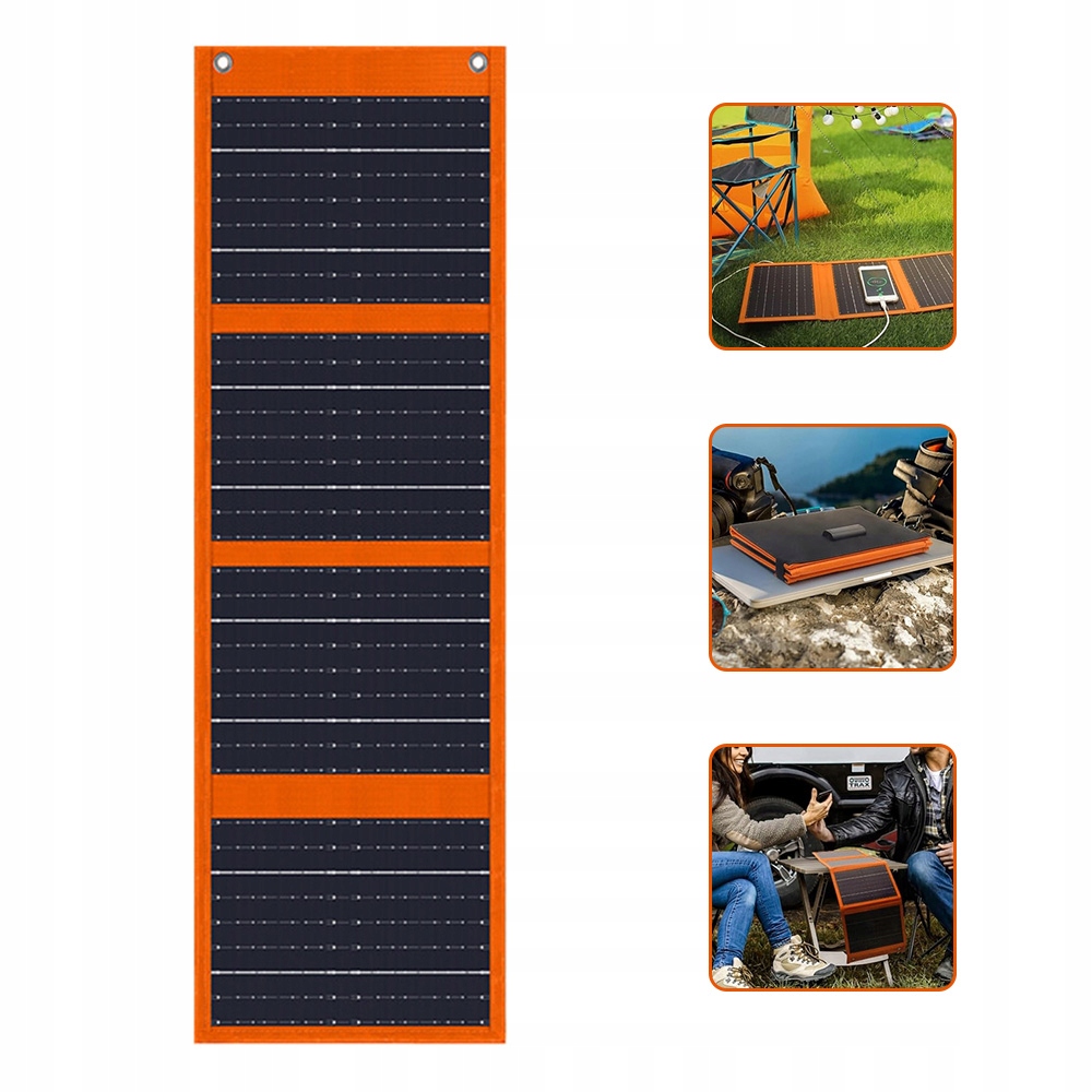 Solární Nabíječka 5V Solární Panel 25W Turistický Skládací