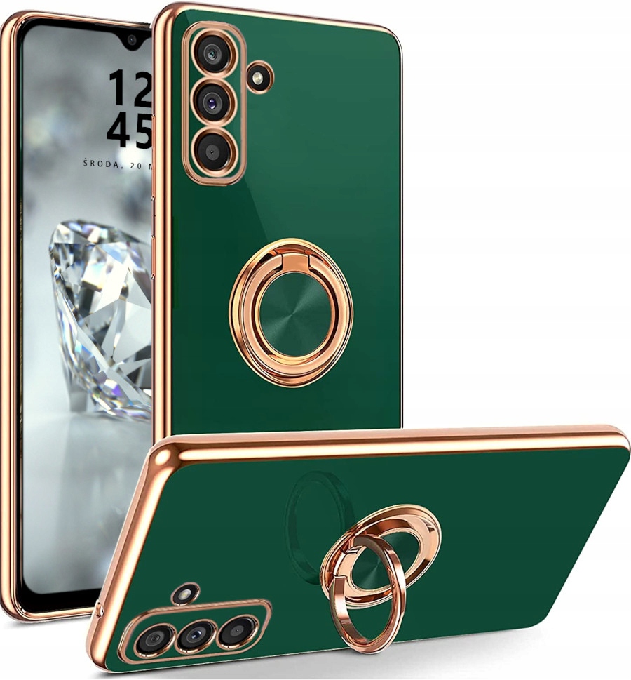 

Etui Ring Case Kolor Do Samsung A14 4G 5G Szkło