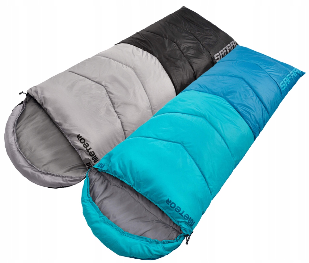 Kombinovaný Set Spacáků 2X Meteor Safari 250g Do -2°C Zámek Pravý+levý
