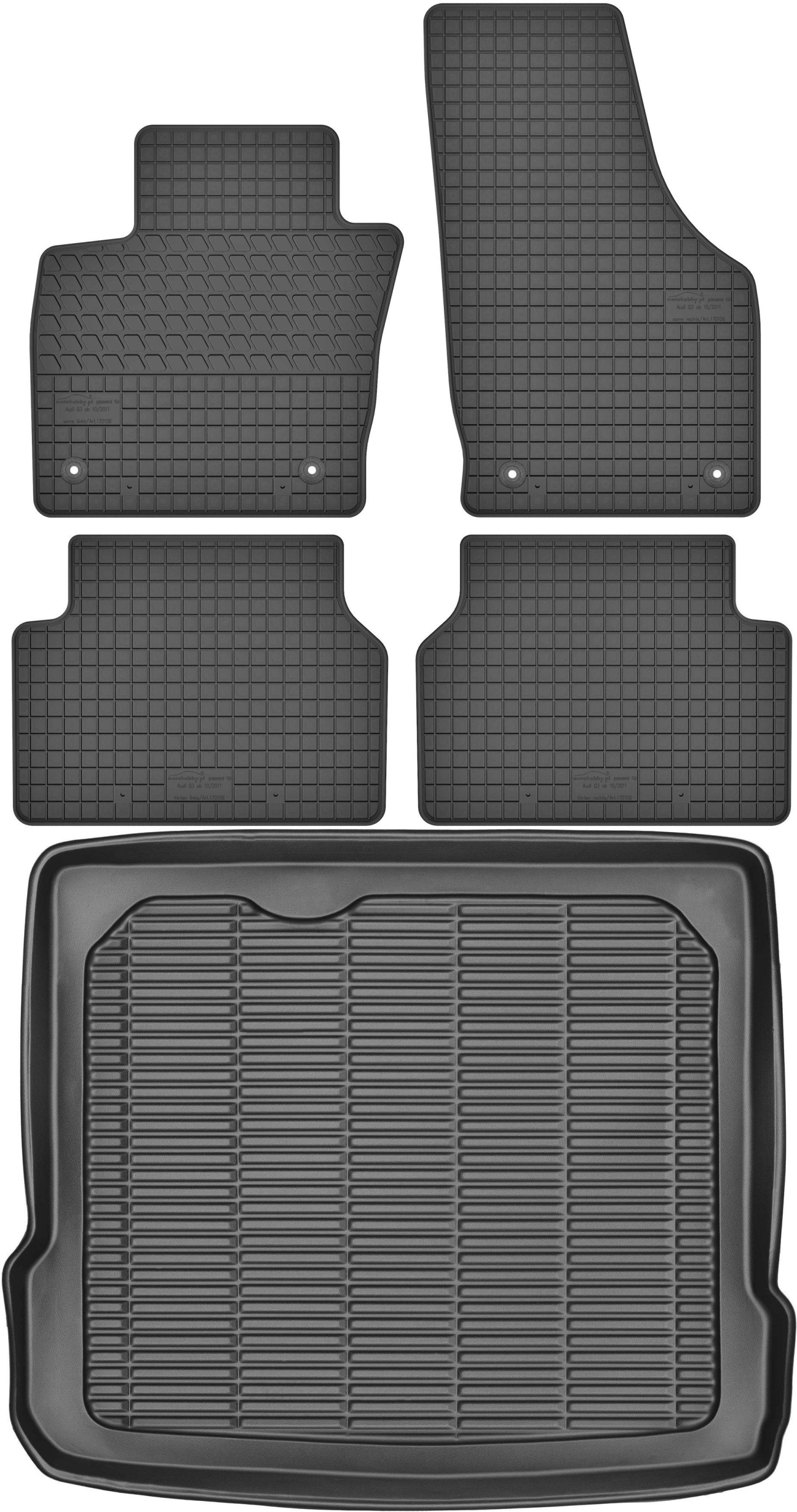 Audi Q3 Crossover 2011-2018 Gumové rohože rohož