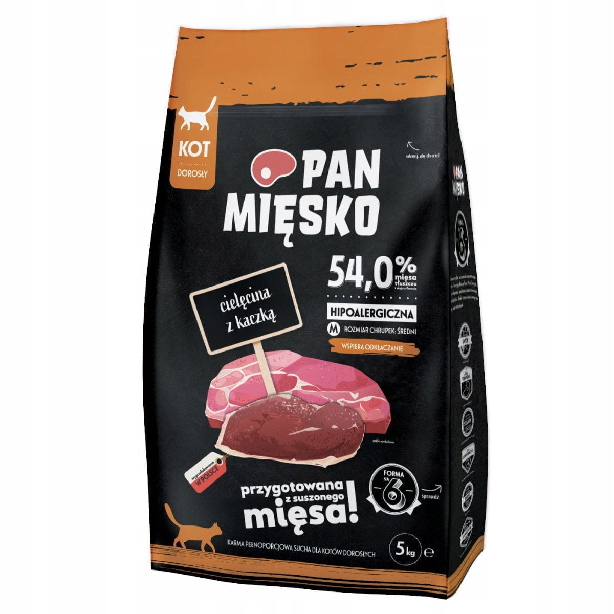 Pan Mięsko Cielęcina z Kaczką 5kg dla Kota