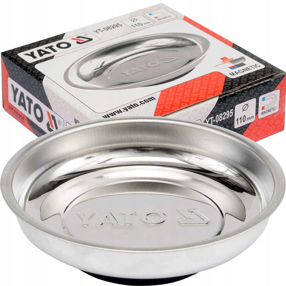 Yato Miska Magnetyczna Warsztatowa Pojemnik Na Śruby Z Osłoną Gumową 110mm