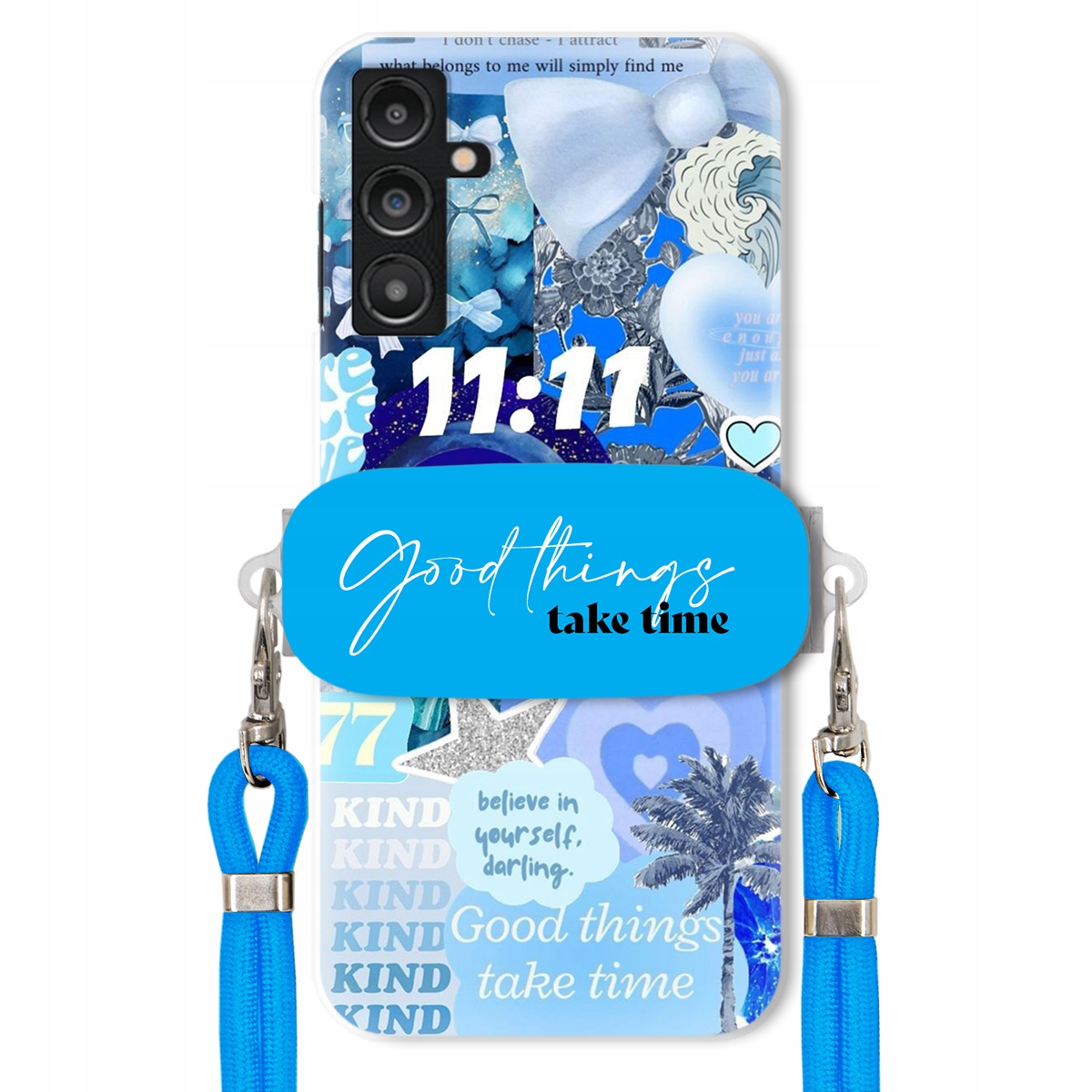Puzdro pre Samsung A14 5G Držiak Crossbody vodítko Good Things Sea Lata