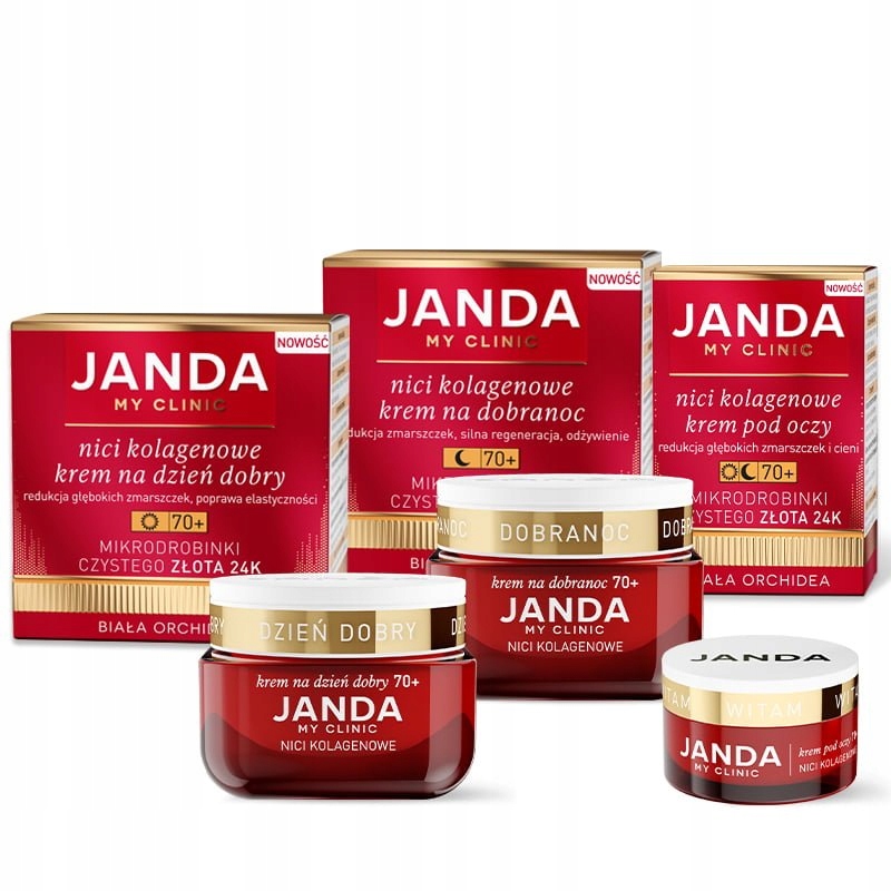 Janda Nici Kolagenowe 70+ Zestaw Dzień+Noc+Oko