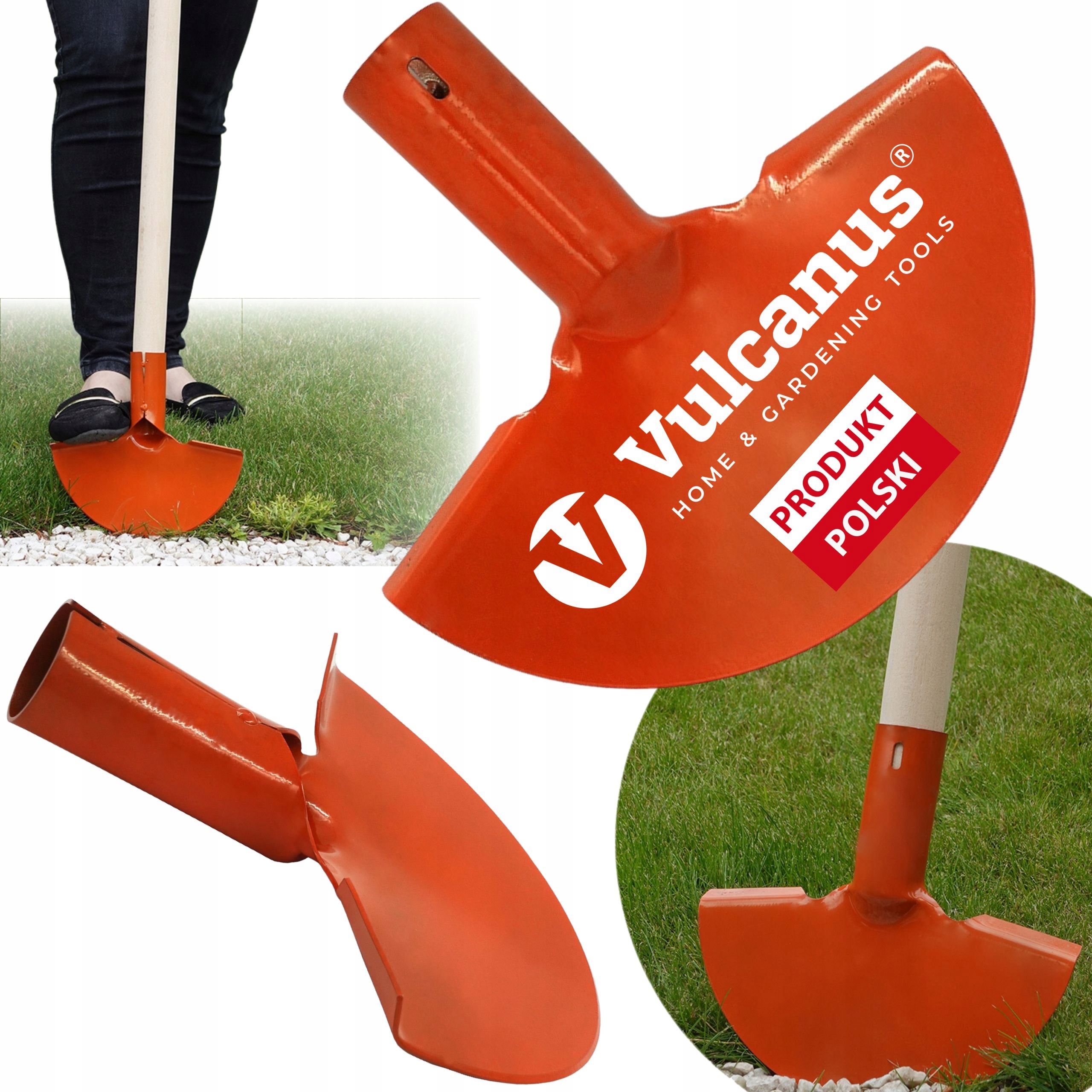 UCINACZ NOŻ DO PODCINANIA DARNI KRAWĘDZI TRAWNIKA TRAWY SZPADEL NA CHWASTY