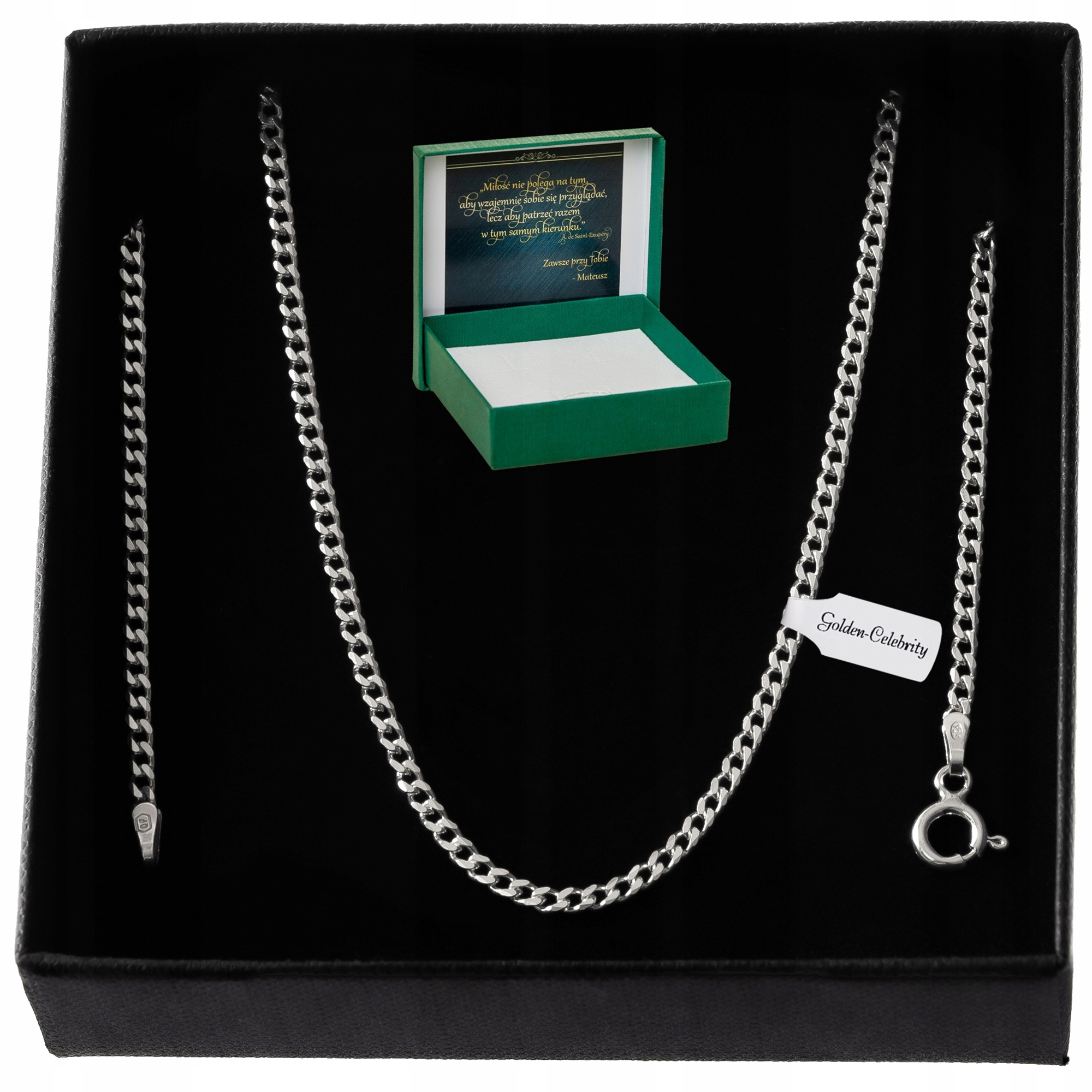 

Srebrny Łańcuszek Pancerka 40 cm 2 mm Próba 925