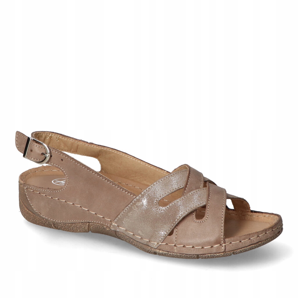 Sandály Helios 134 Béžová lico 41