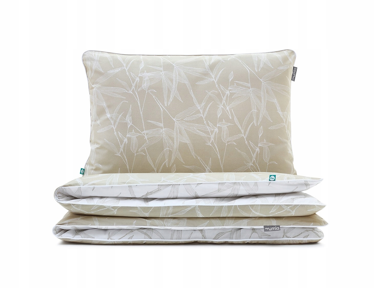 Posteľná Bielizeň Bambusy 160x200 cm 2x 80x70 cm Mumla