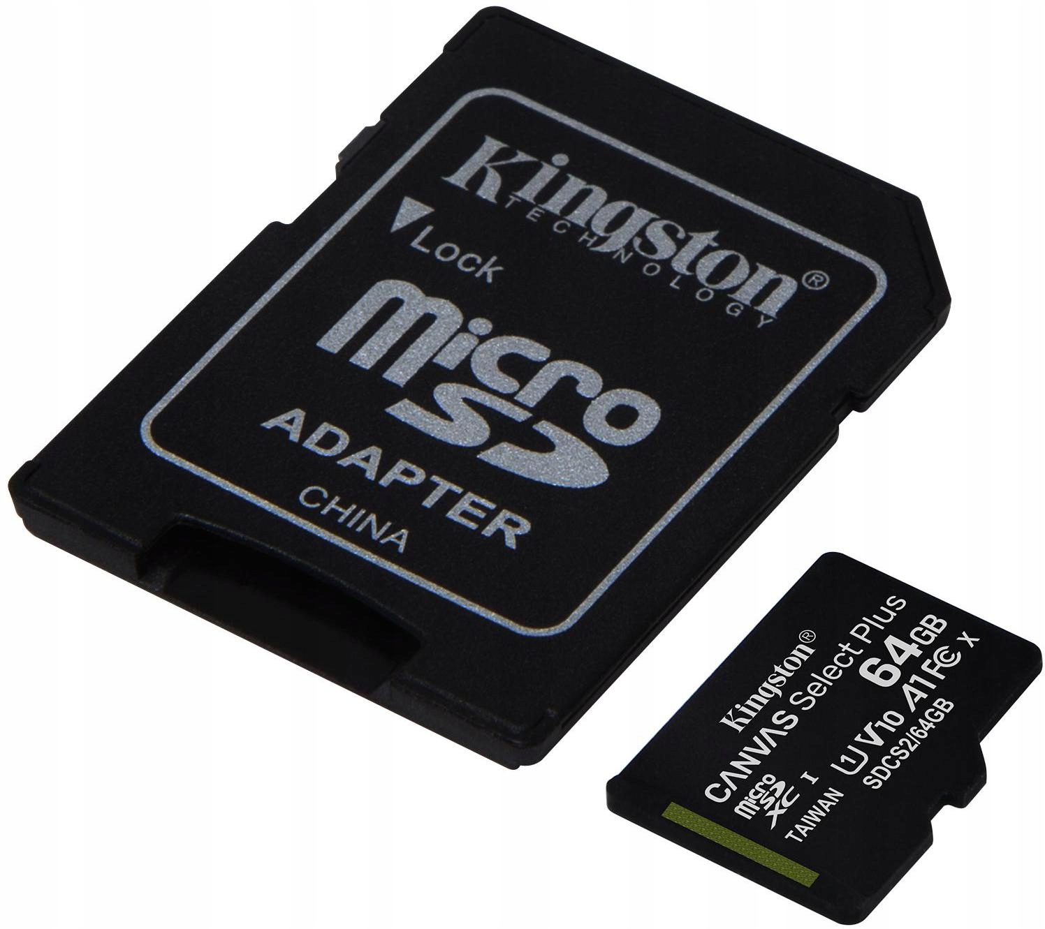 KINGSTON KARTA PAMIĘCI MICRO SD 64GB ADAPTER 100MB EAN (GTIN) 0740617298697