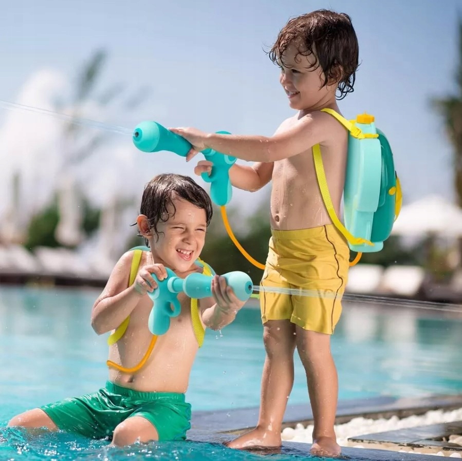 PISTOLETY NA WODĘ PLECACZKIEM DO TRYSKANIA DLA DZIECI Z SŁOŃ PREZENT DZIECI Wiek dziecka 3 lata +