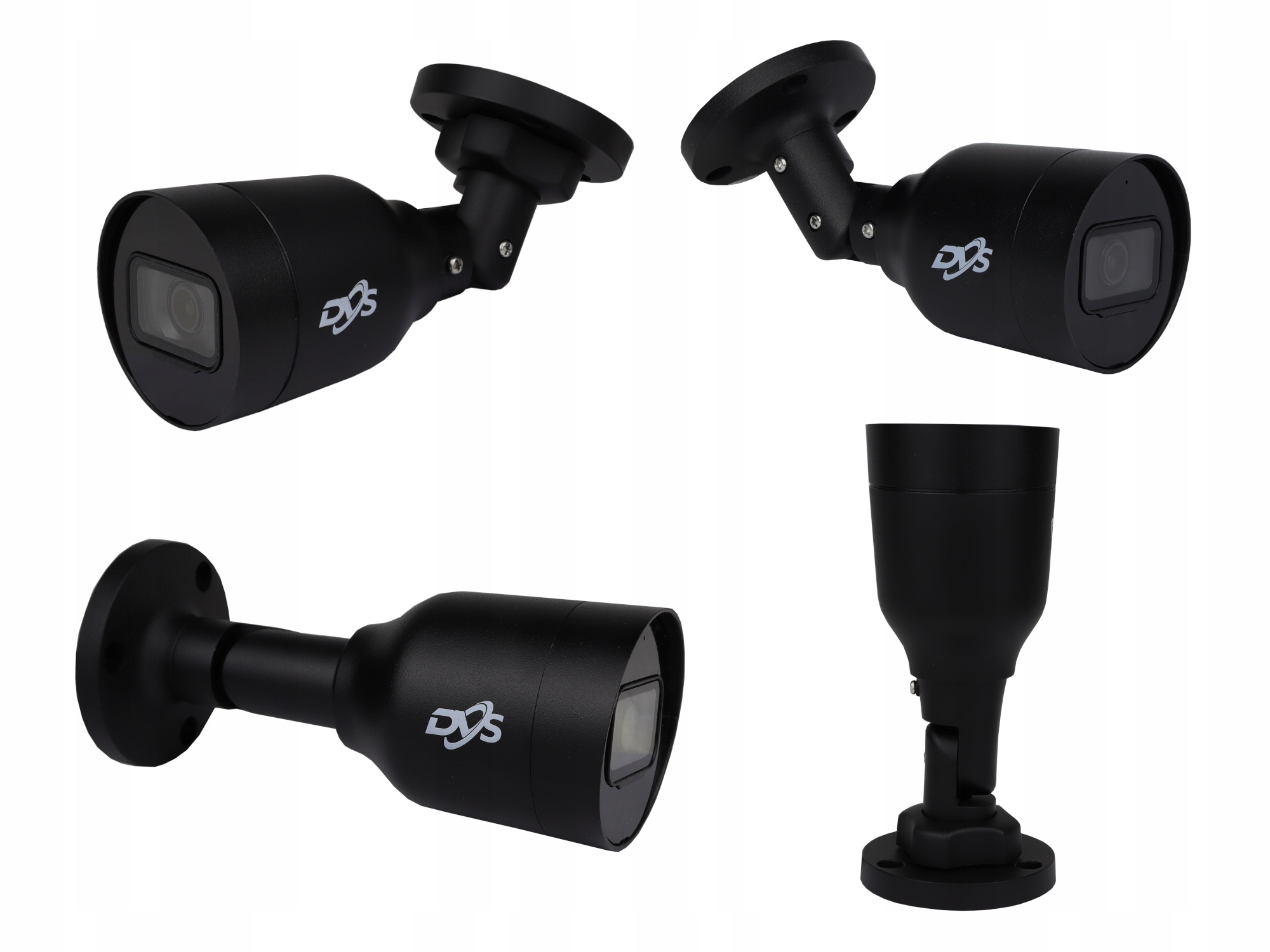 ZESTAW DO MONITORINGU 6 ZEWNĘTRZNE KAMERY IP POE CZARNE 8Mpx MIKROFON DVS Stan opakowania oryginalne