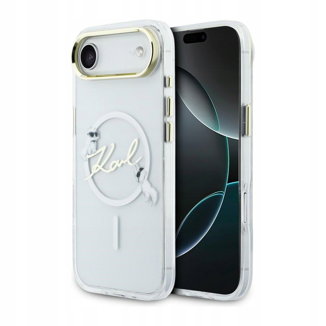Pouzdro pro iPhone Air – Karl Lagerfeld IML Choupettes průhledné