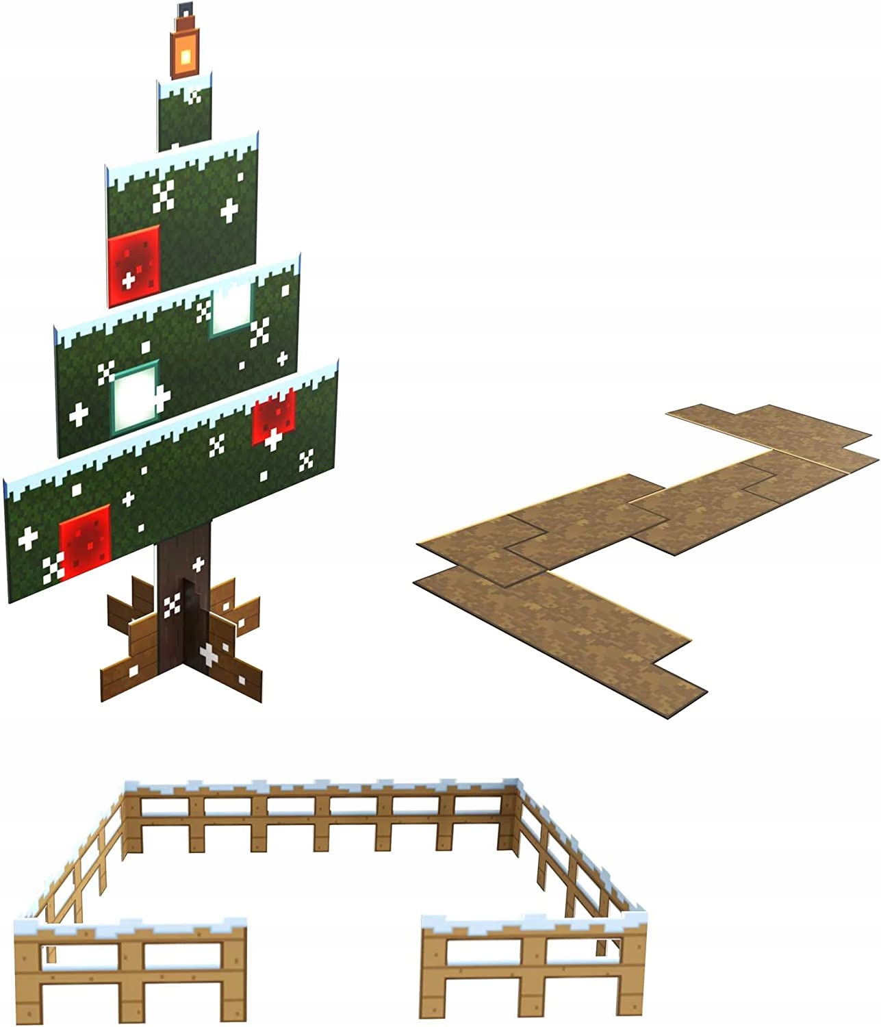 Адвент-календарь Minecraft Mattel HHT64, фигурки Mob Head Minis и аксессуары, от 6 лет — фото 6