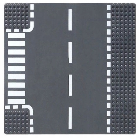 

Płyta konstrukcyjna Do Klocków 32x32 Ulica PK02