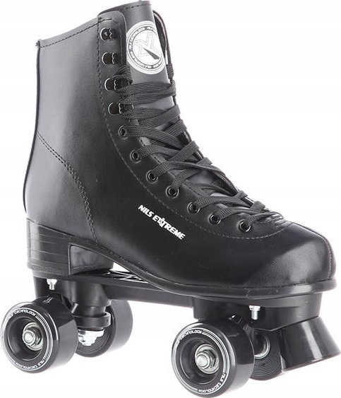 Klasické Retro Kolečkové Brusle Nils Extreme NQ8400S Velikost 40 Černé