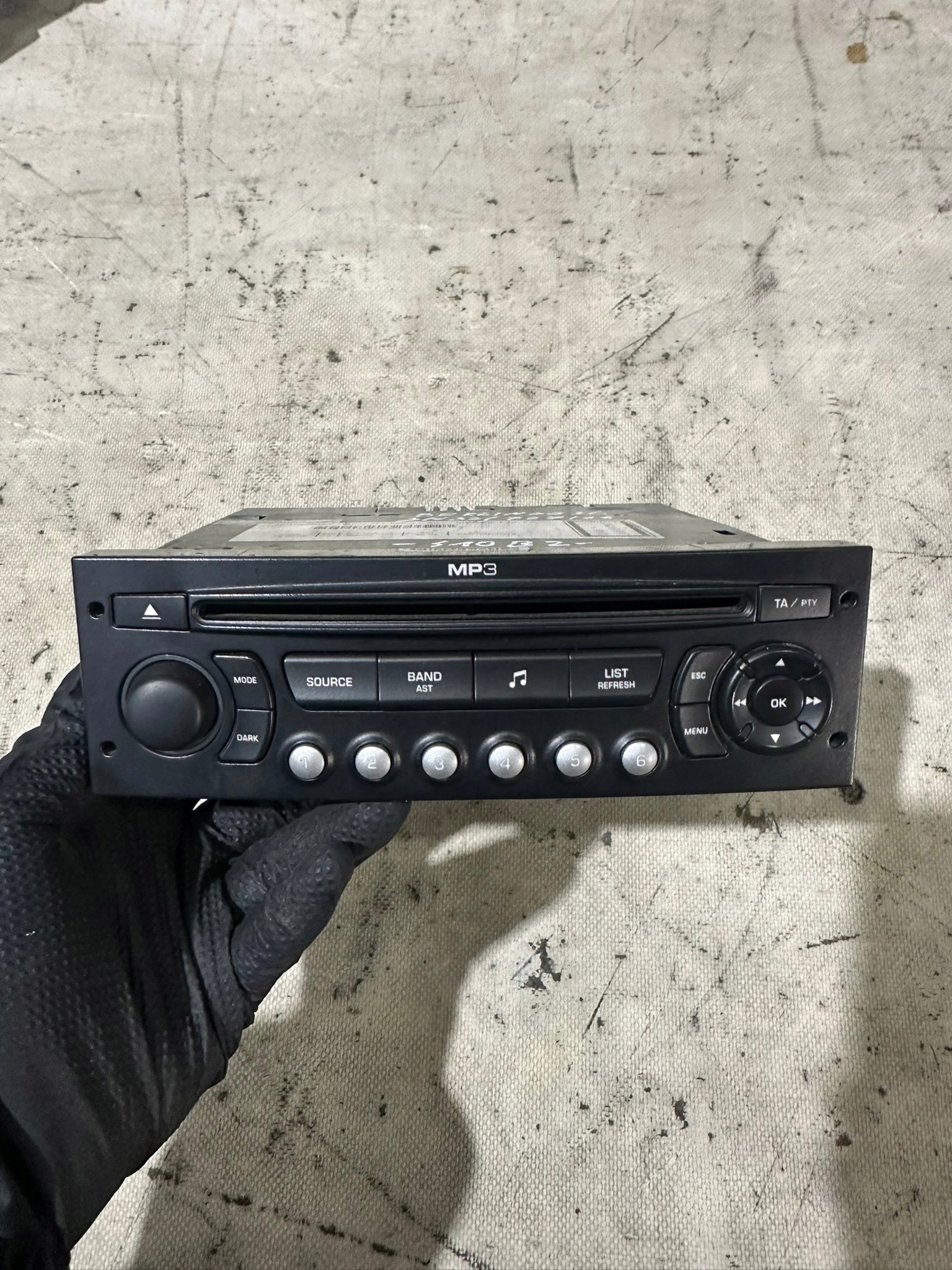 RADIO CD CITROEN BERLINGO II 2008R. 96645132XT